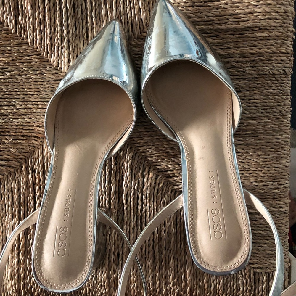 Silver heels